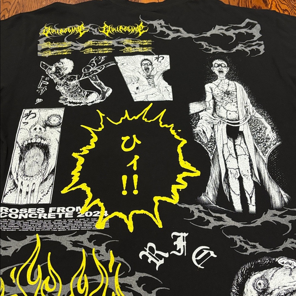 Civil Regime UZUMAKI Collab Graphic Logo T-Shirt Size: Medium NWT - Picture 5 of 9